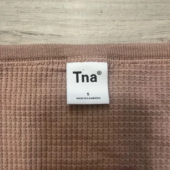 TNA Ribbed Button-Up Cardigan - Tan - Picture 2 of 3